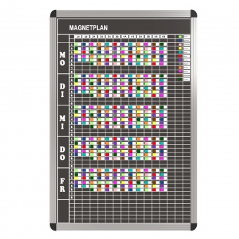 Klassen-Plantafel, 8 Stunden Mo-Fr, für 15 Klassen, 103x77 cm, Klassen-Plantafel, 8 Stunden Mo-Fr, für 15 Klassen, 103x77 cm,